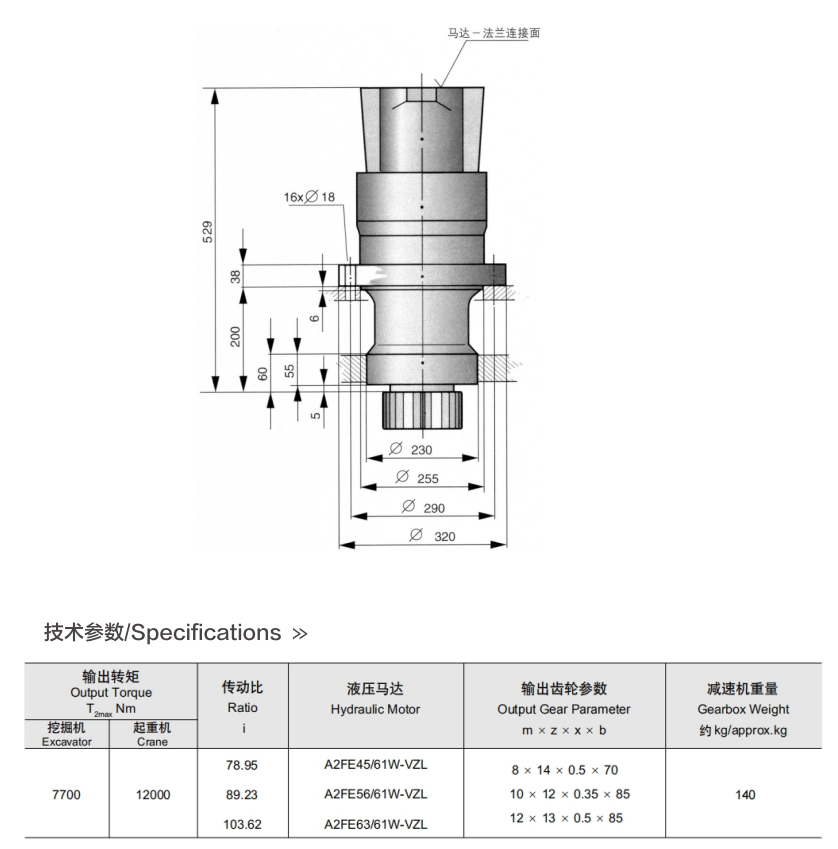 Gfb Speed Reducer for Rotary Drilling Rig