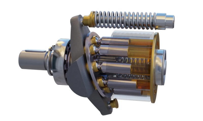 How To Draw An Axial Hydraulic Motor Works