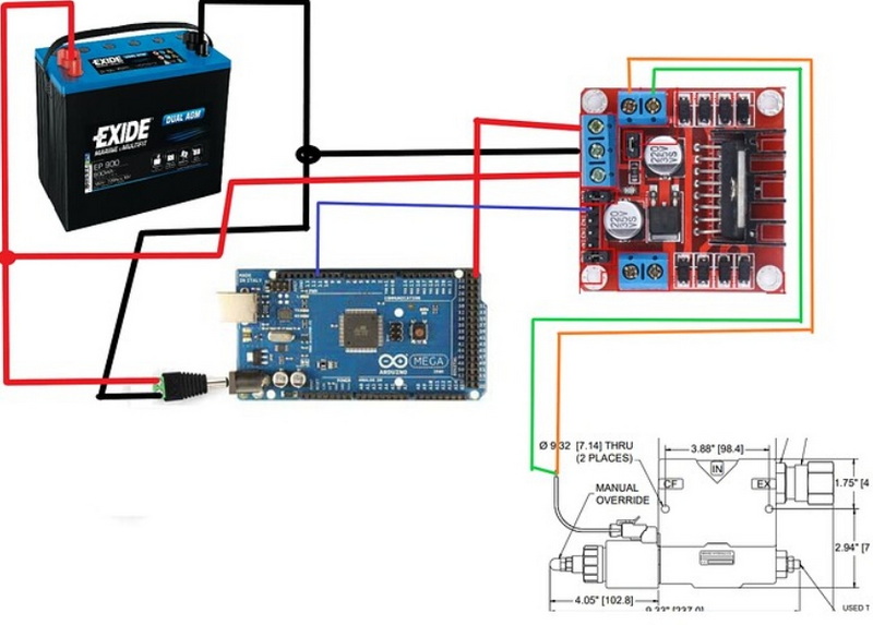 Control A Hydraulic Motor with Arduino_1