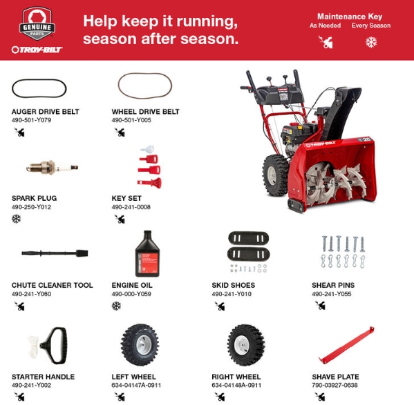 How To Install Auger Drive Belt Troy Bilt 2620?