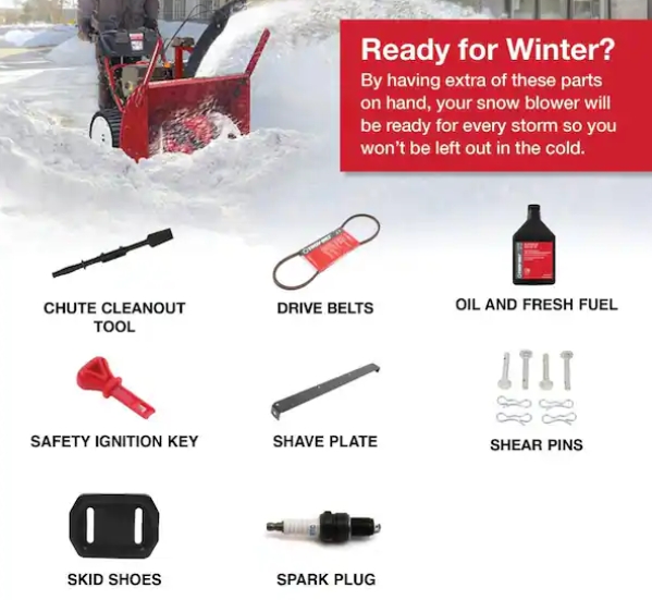 Replace Auger Drive Belt on Troy Snowblower_3