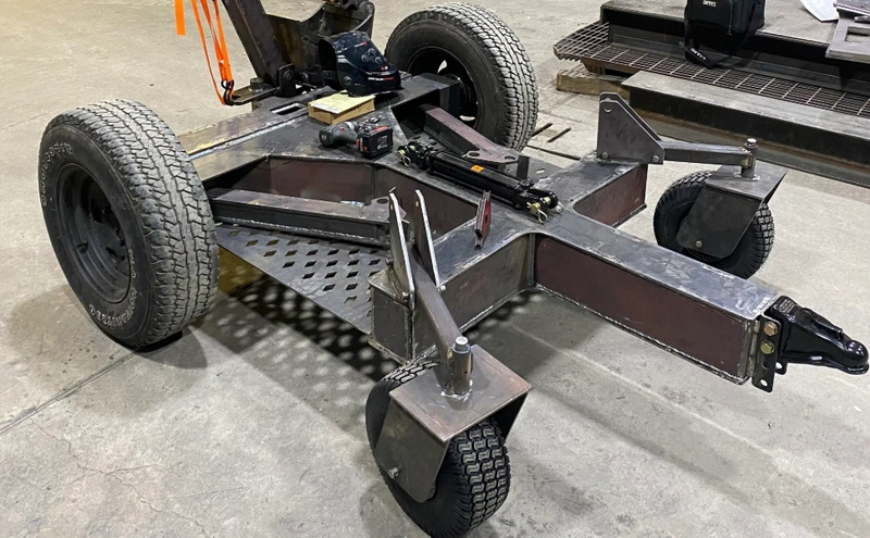 How To Make A Pull Mower with A Hydraulic Motor?